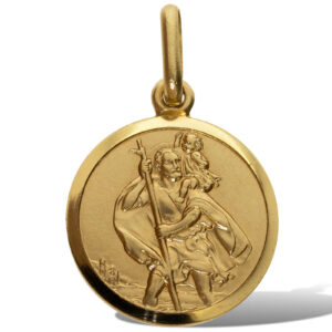 St. Christopher Charm Round