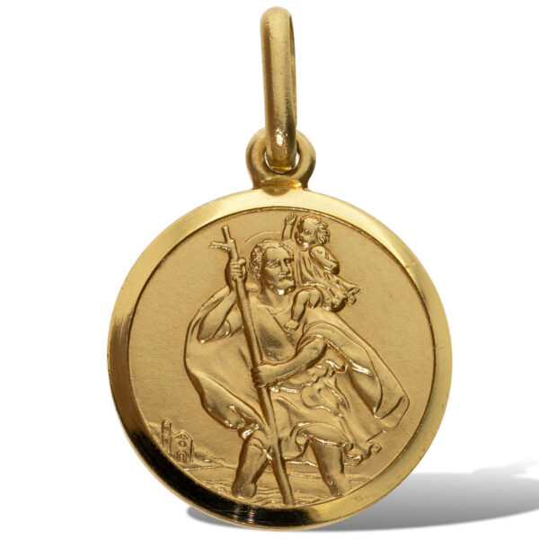 St. Christopher Charm Round
