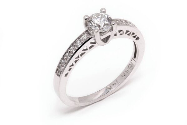 14kt White Gold Engagement Ring