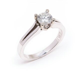 14kt White Gold Engagement Ring