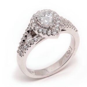 14kt White Gold Engagement Ring
