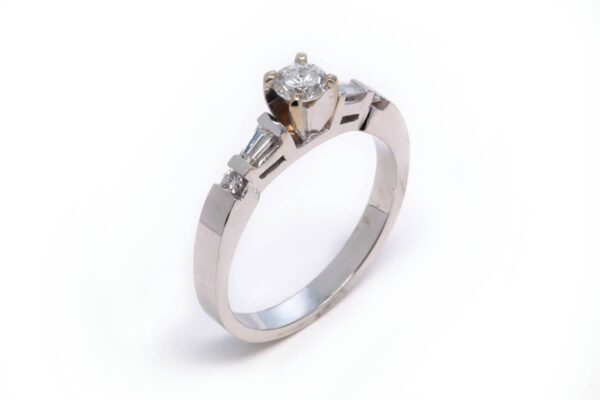 14kt White Gold Engagement Ring
