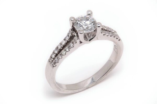 14kt White Gold Engagement Ring