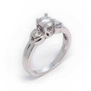 14kt White Gold Engagement Ring