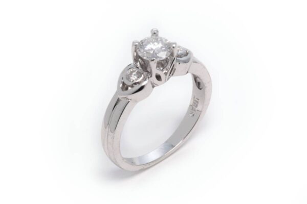 14kt White Gold Engagement Ring