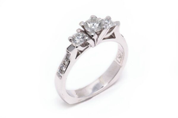 14kt White Gold Engagement Ring