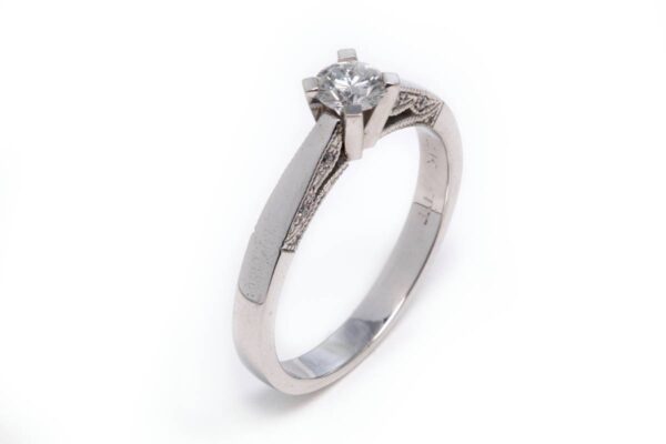 14kt White Gold Engagement Ring