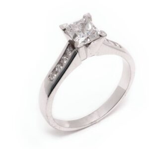 14kt White Gold Engagement Ring