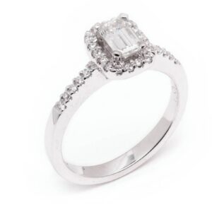 14kt White Gold Engagement Ring