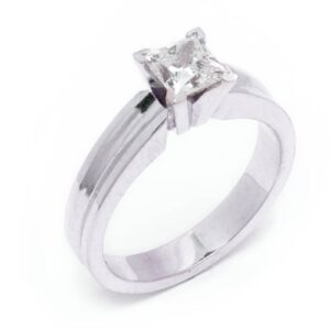 14kt White Gold Engagement Ring