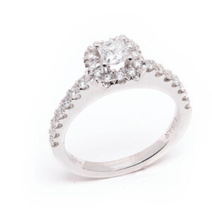 14kt White Gold Engagement Ring