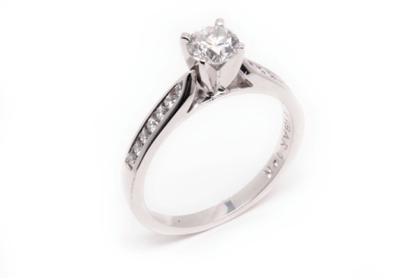 14kt White Gold Engagement Ring