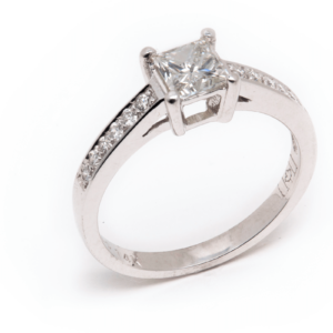 14kt White Gold Engagement Ring