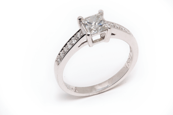 14kt White Gold Engagement Ring