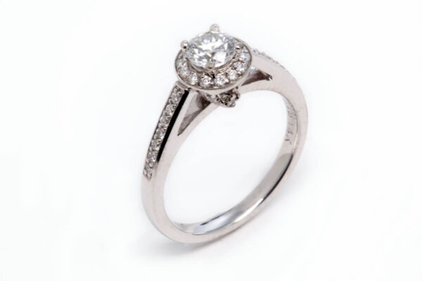 14kt White Gold Engagement Ring