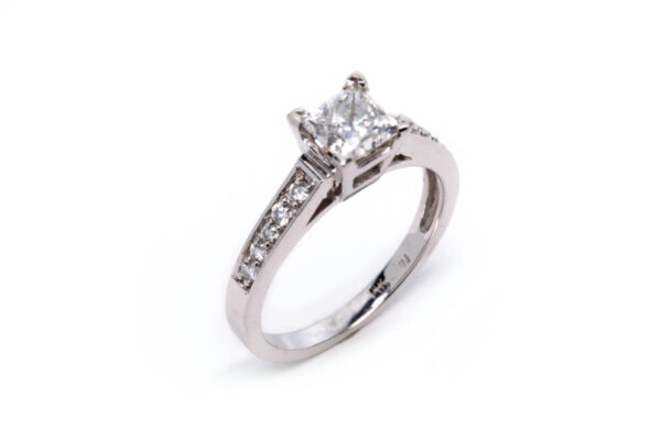 14kt White Gold Engagement Ring