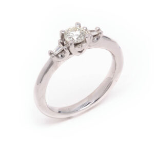 14kt White Gold Engagement Ring