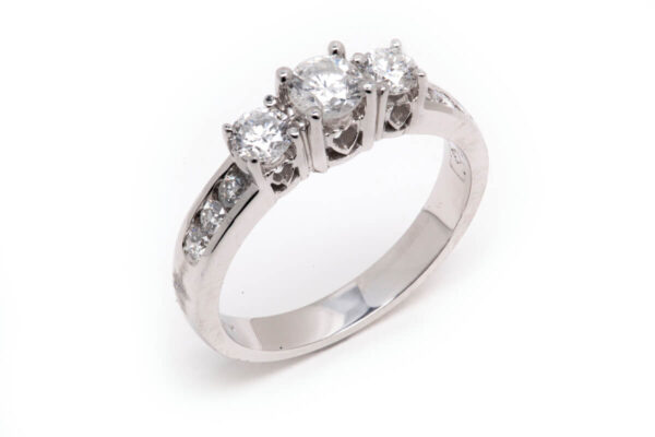 14kt White Gold Engagement Ring