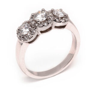 14kt White Gold Engagement Ring