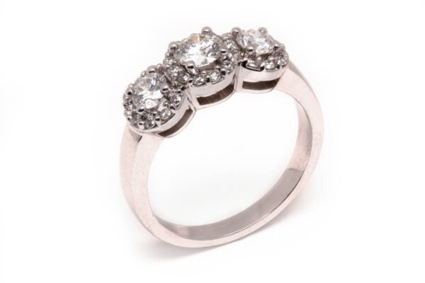 14kt White Gold Engagement Ring