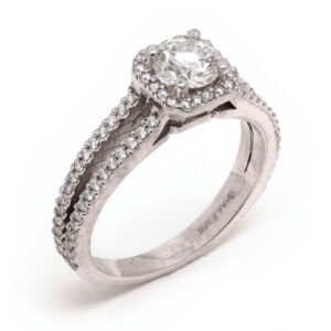 14kt White Gold Engagement Ring