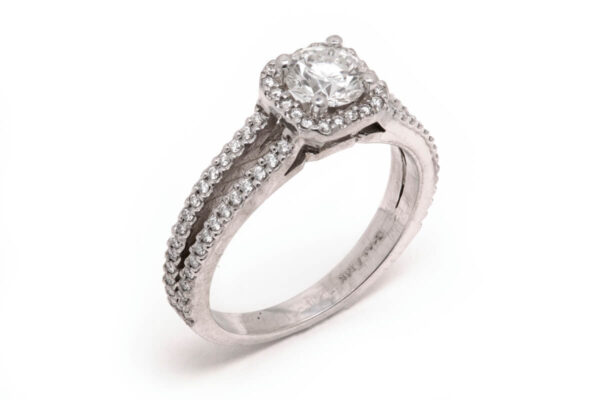 14kt White Gold Engagement Ring
