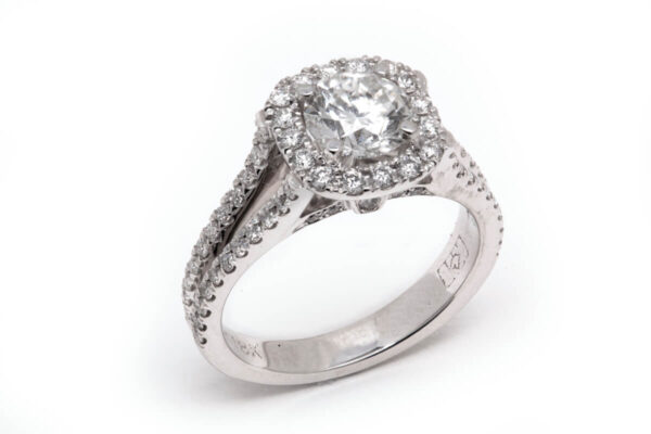 14kt White Gold Engagement Ring