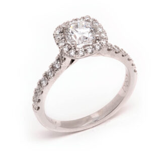14kt White Gold Engagement Ring