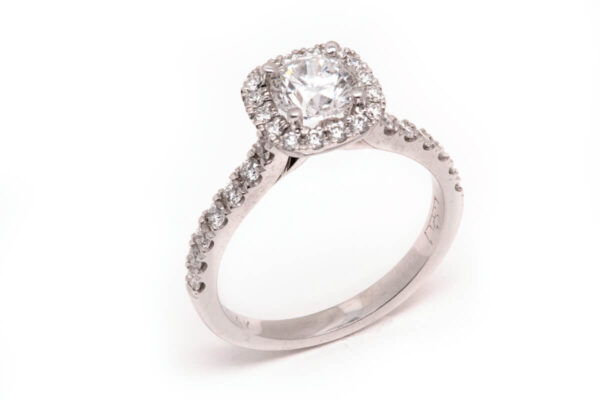14kt White Gold Engagement Ring