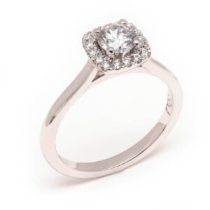 14kt White Gold Engagement Ring
