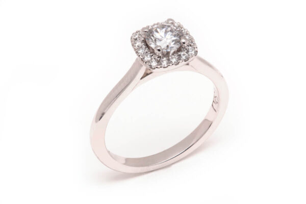 14kt White Gold Engagement Ring