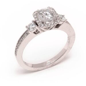 14kt White Gold Engagement Ring