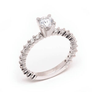 14kt White Gold Engagement Ring
