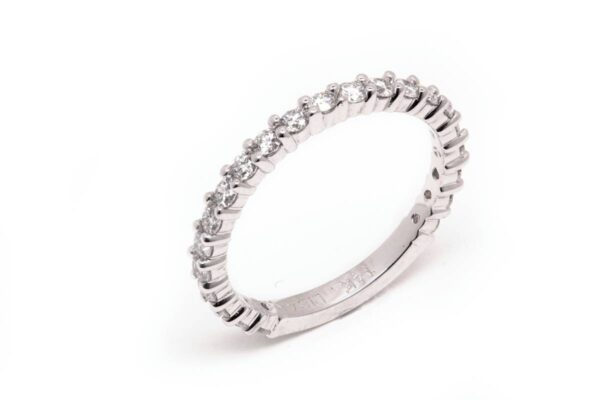 14kt White Gold Diamond Wedding Band