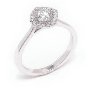 14kt White Gold Engagement Ring