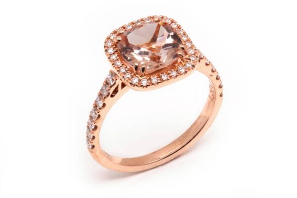 14kt Rose Gold Engagement Ring