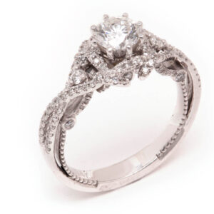 14kt White Gold Engagement Ring