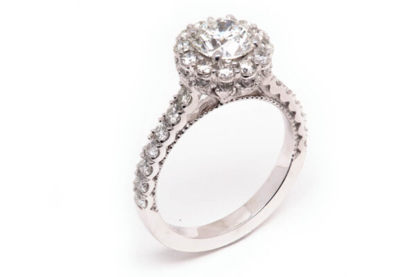 18kt White Gold Engagement Ring