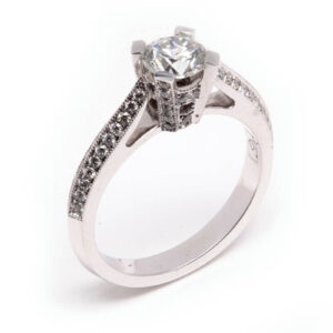 14kt White Gold Engagement Ring
