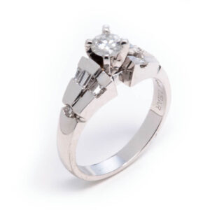14kt White Gold Engagement Ring