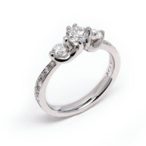 14kt White Gold Engagement Ring