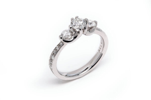 14kt White Gold Engagement Ring
