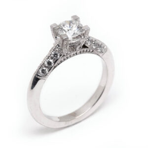 14kt White Gold Engagement Ring