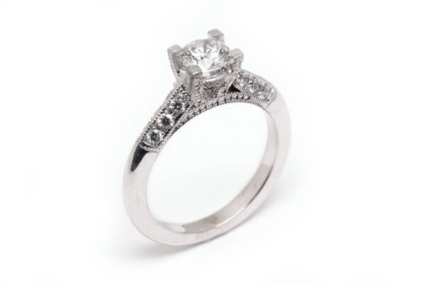 14kt White Gold Engagement Ring