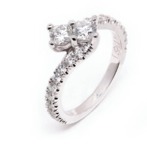 14kt White Gold Engagement Ring