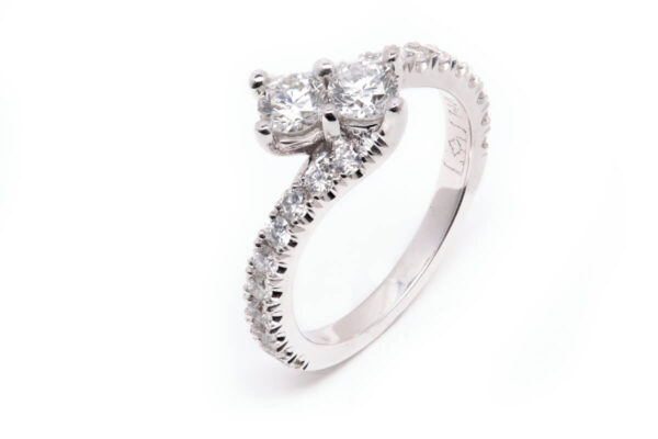 14kt White Gold Engagement Ring