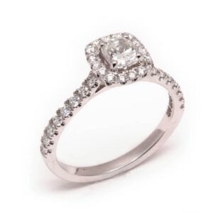 14kt White Gold Engagement Ring