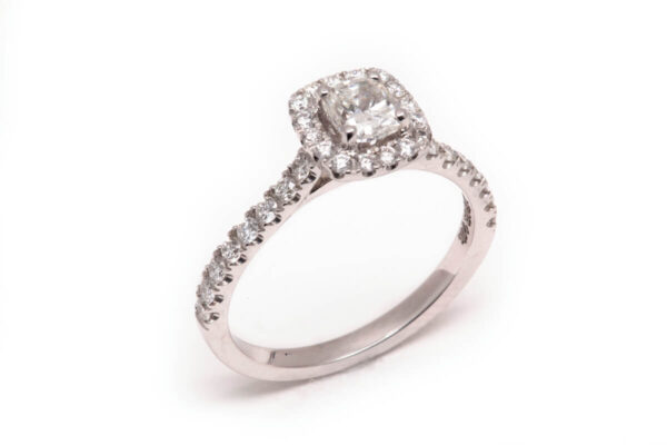 14kt White Gold Engagement Ring