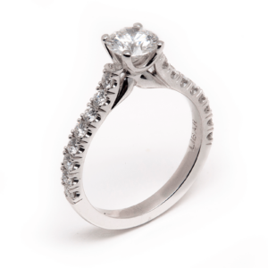 14kt White Gold Engagement Ring