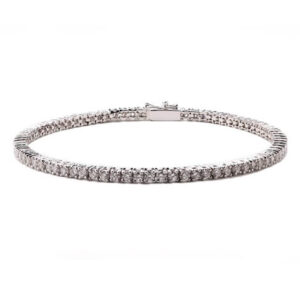 14kt White Gold Diamond Tennis Bracelet